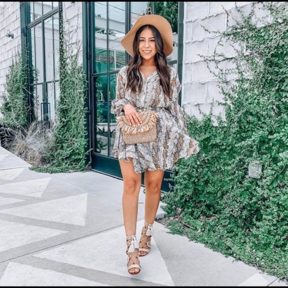 April Reign Dresses & Skirts - Snake Print Dress